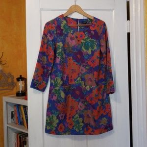 JCrew floral shift dress